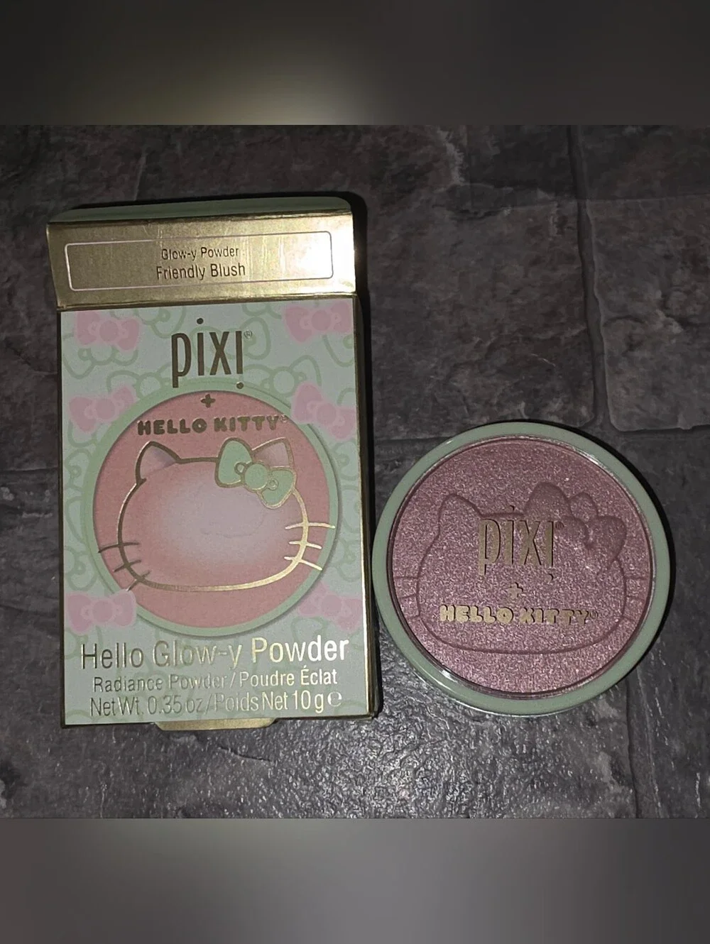Pixi x Hello Kitty Hello Glow-y Powder - Friendly Blush 0.35oz BNIB